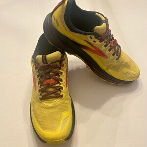 Brooks Cascadia 16 Men's Yellow All Terrain Trail Running/Hiking Shoes US 10M